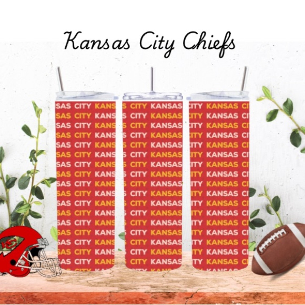 KANSAS CITY CHIEFS 20oz Stainless Steel